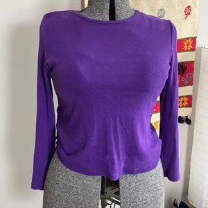 Ralph Lauren purple long sleeve